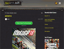 Tablet Screenshot of excgame.com